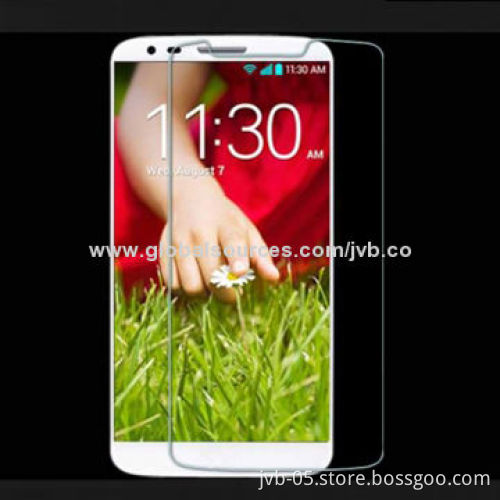 2014 Latest Tempered Glass Mobile Screen Protector for LG G2, Anti-glare and Reflection Performance